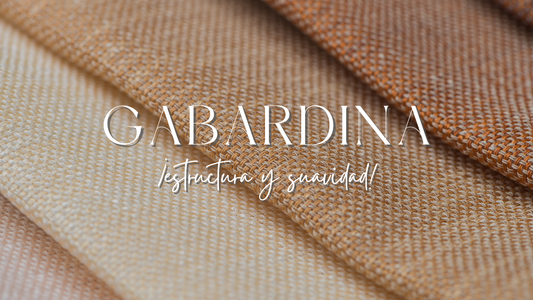 Gabardina: estructura, suavidad y un mundo de posibilidades ✨🧵
