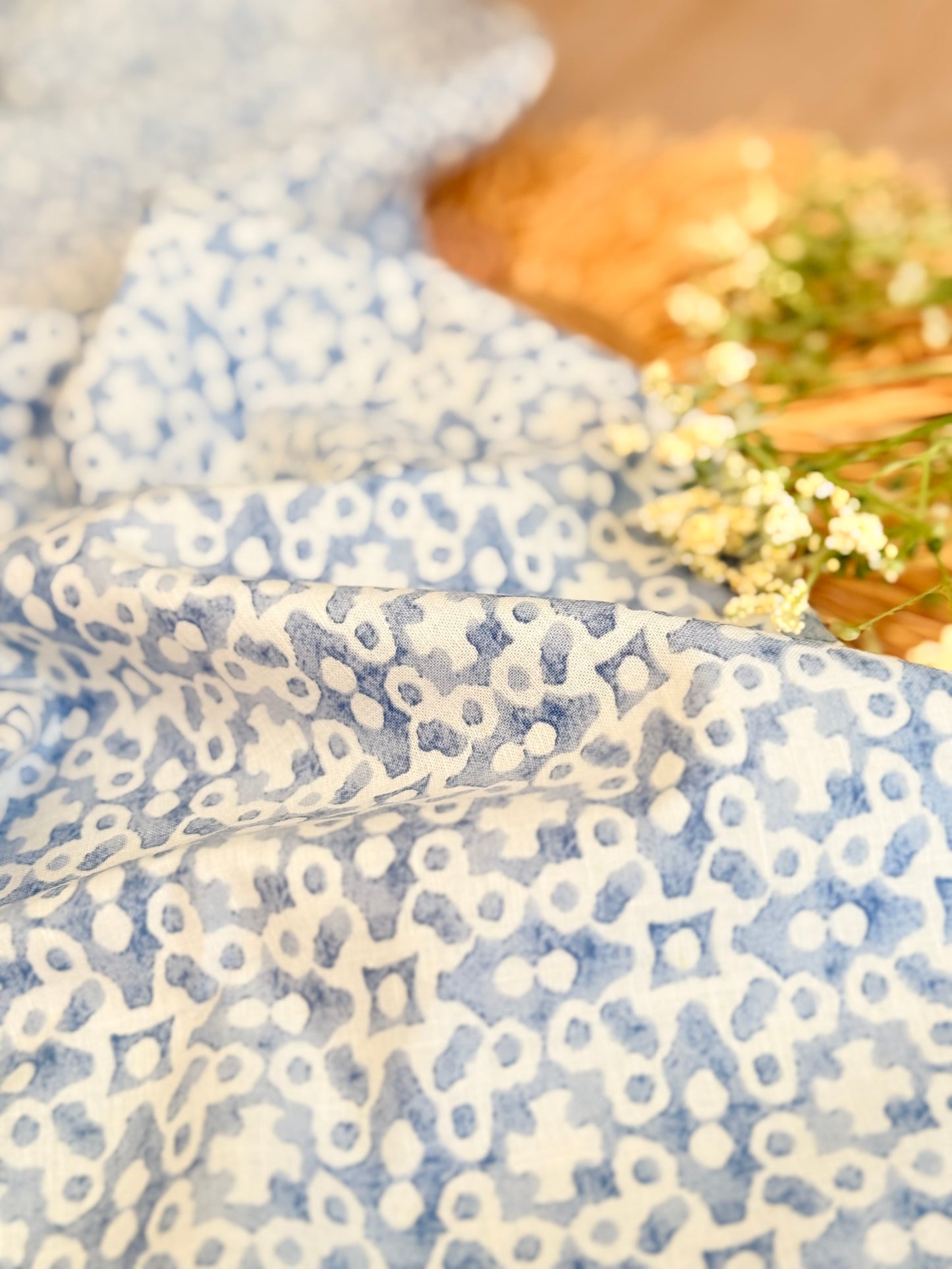 Printed Linen Terra Mosaic