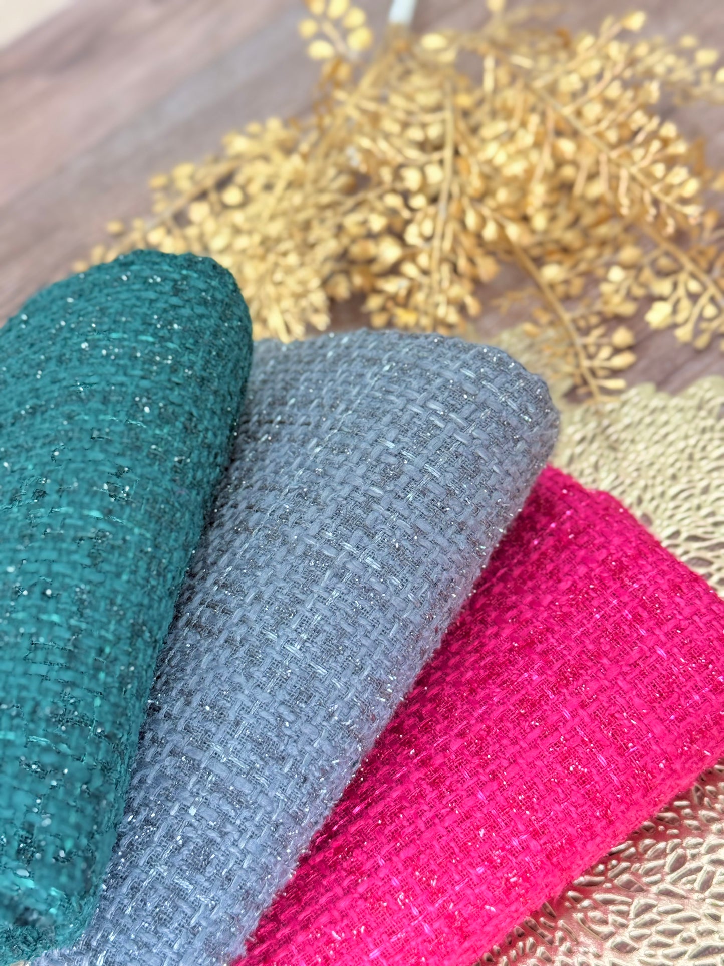 Tweed Sparkle Weave