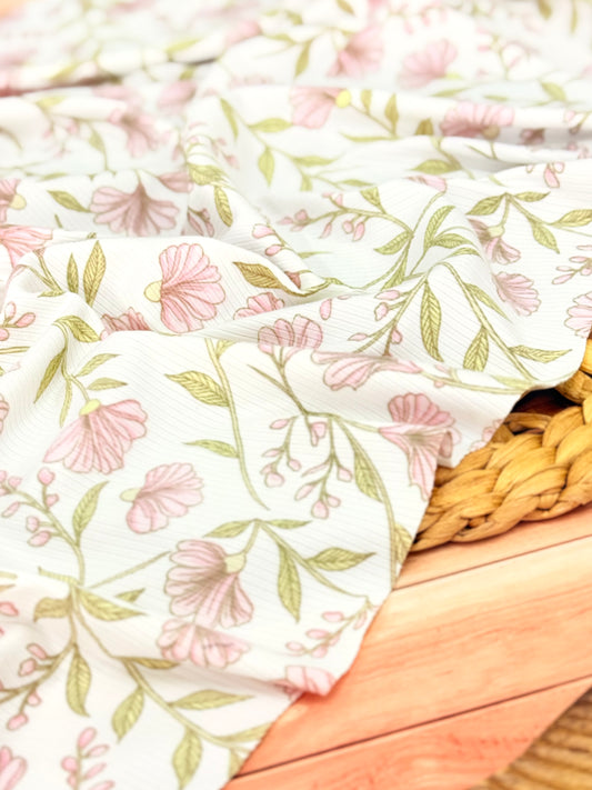 Printed Rib Blossom Charm