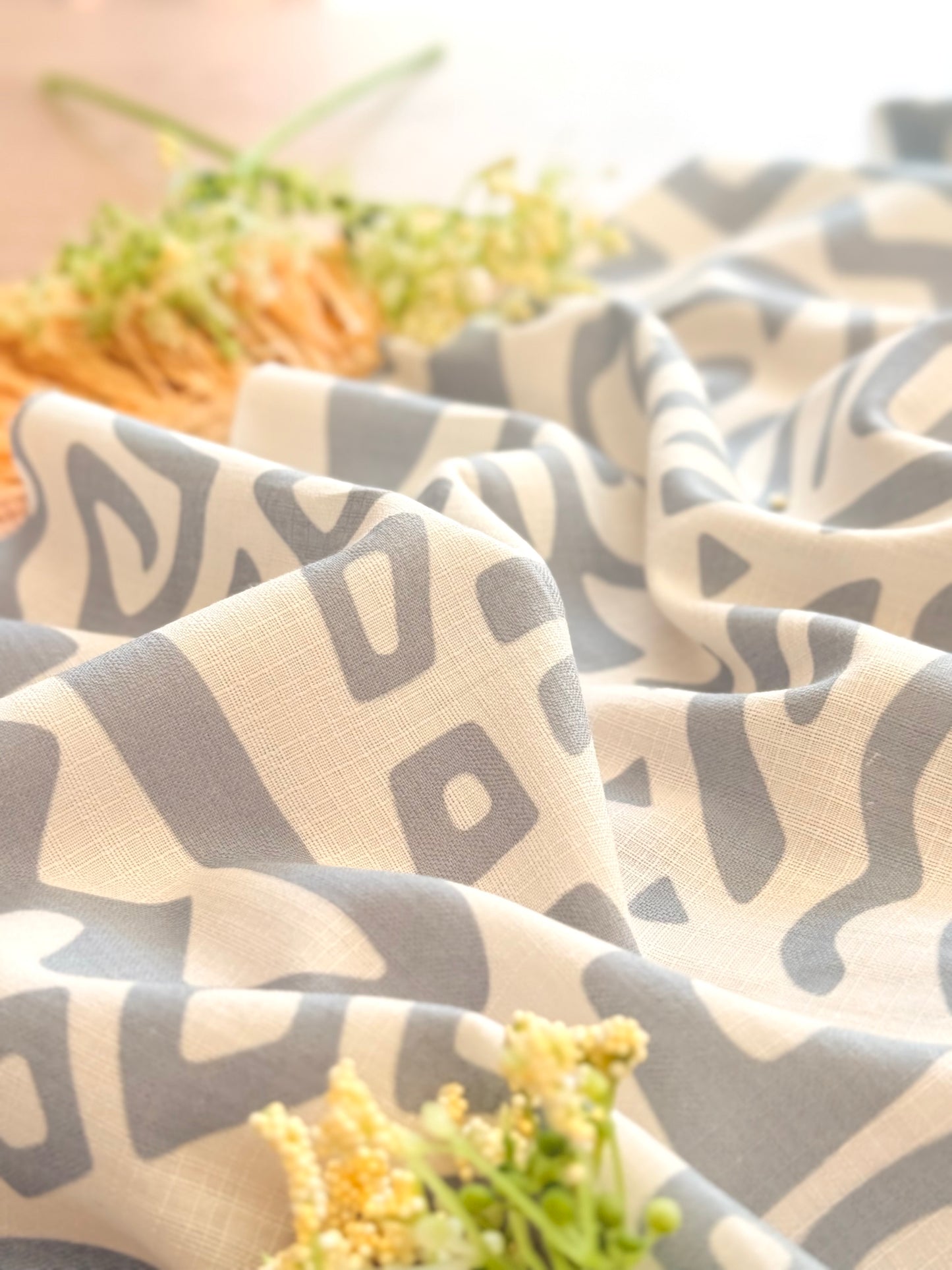 Printed Linen Sahara Flow