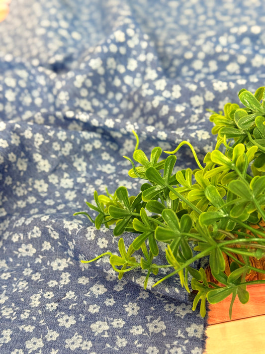 Printed Denim Blossom