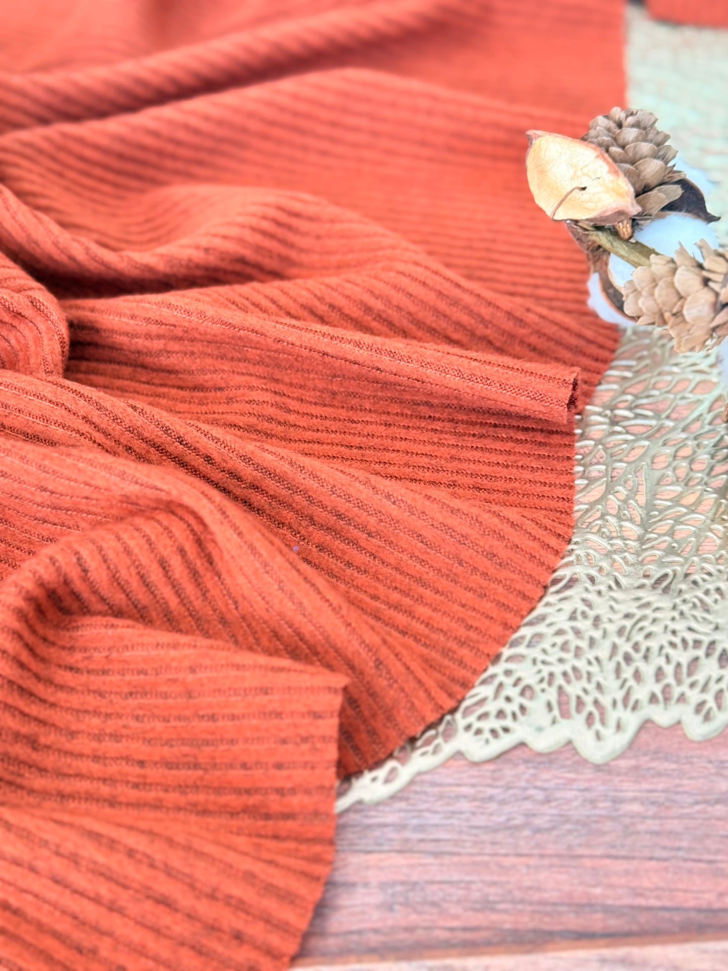Sweater Knitted Rib Heather