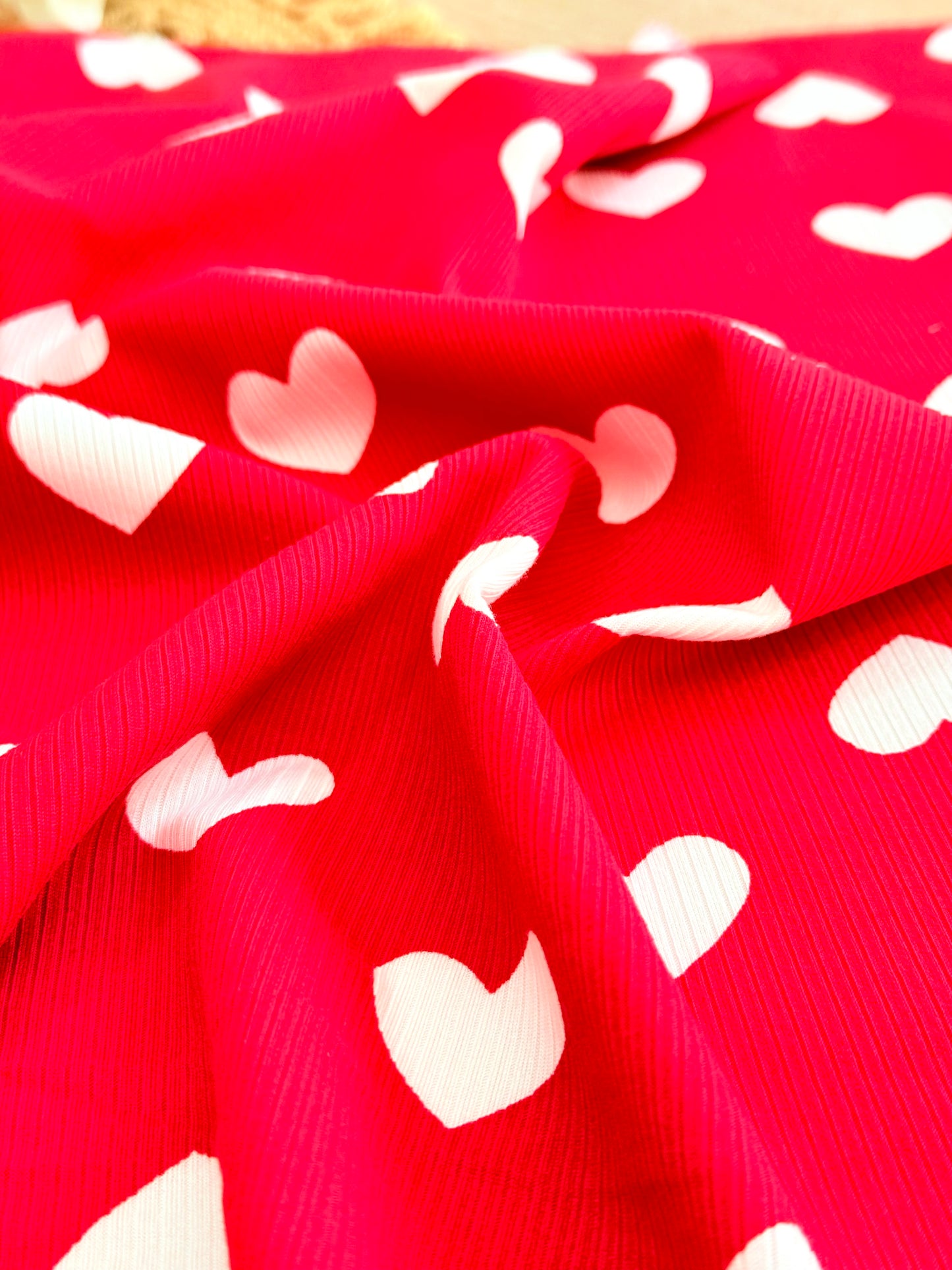 Printed Rib Sweet Valentine
