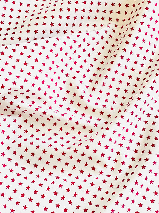 Cotton Twill Christmas Stars