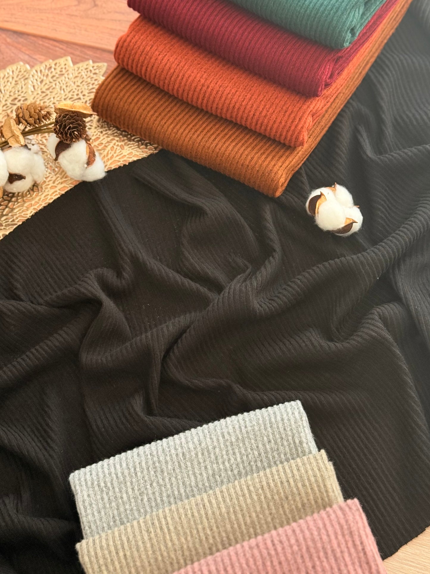 Sweater Knitted Rib Heather