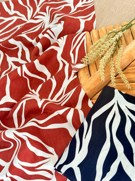 Printed Linen Wild Flow