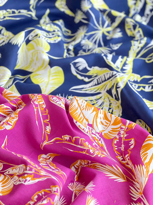 Printed Linen Neo Paradise