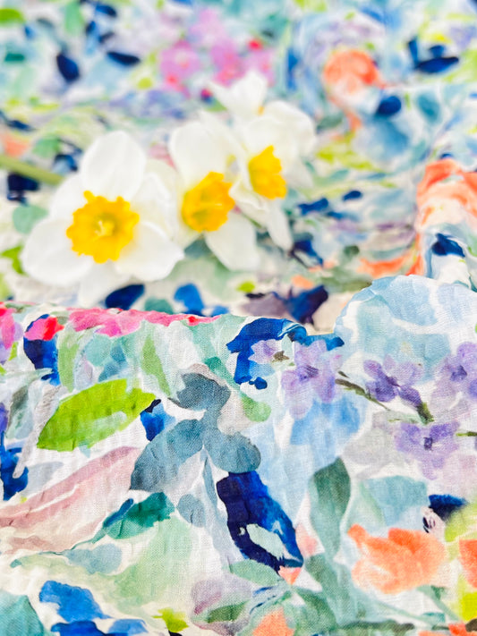 Printed Cotton Seersucker Spring/S35