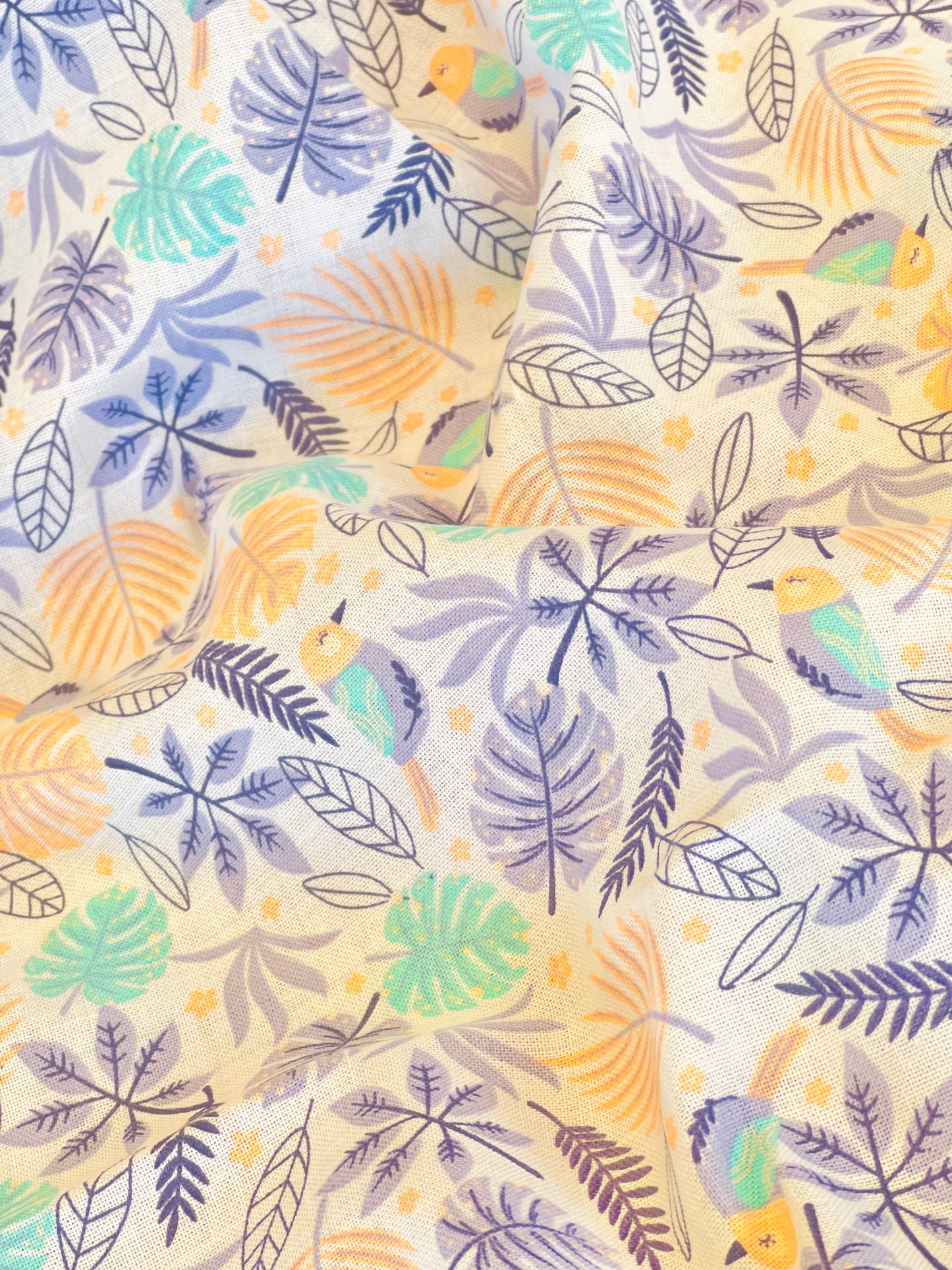 Printed Linen Tropic Pink
