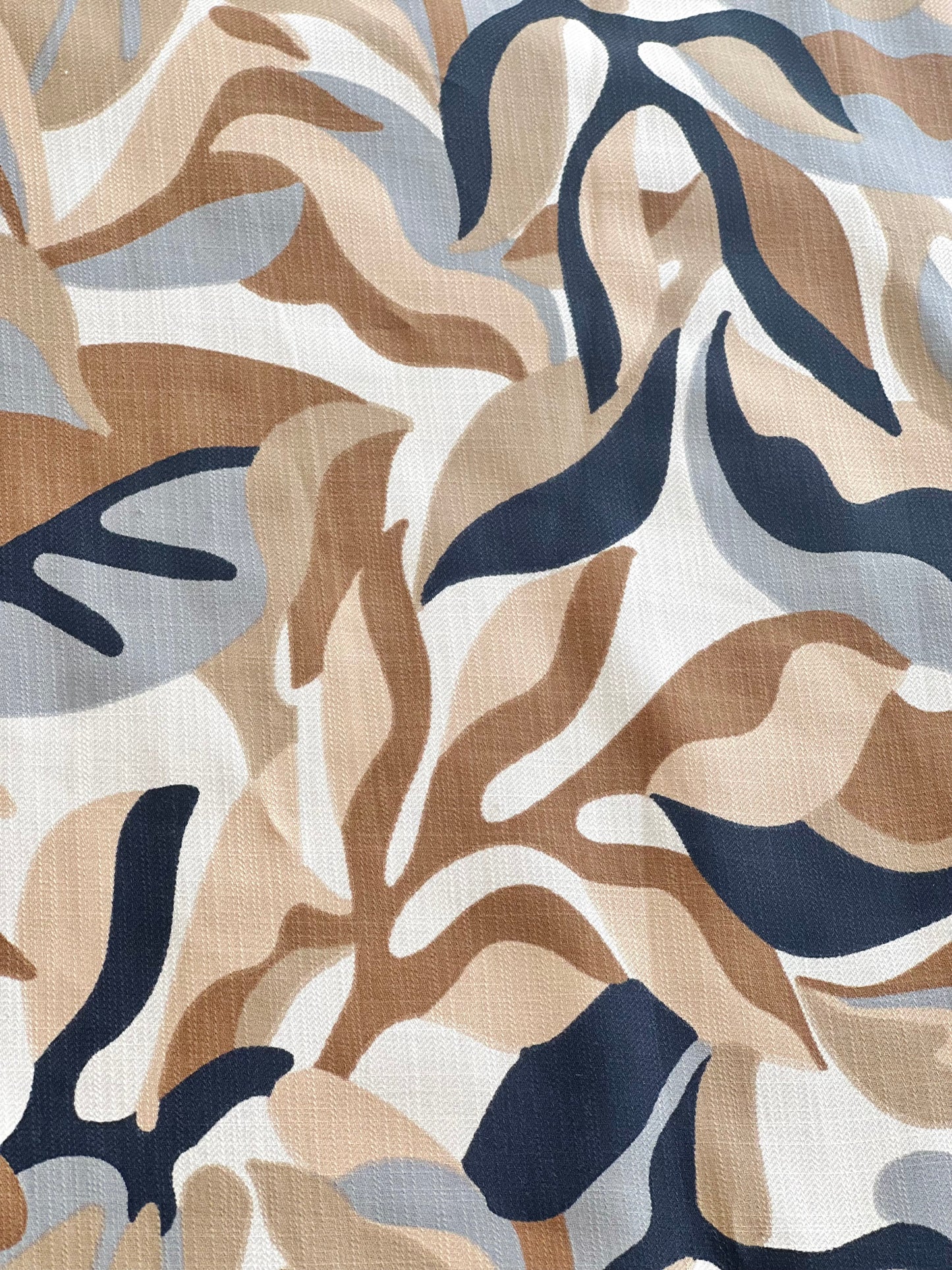 Slub Printed Linen Urban Jungle