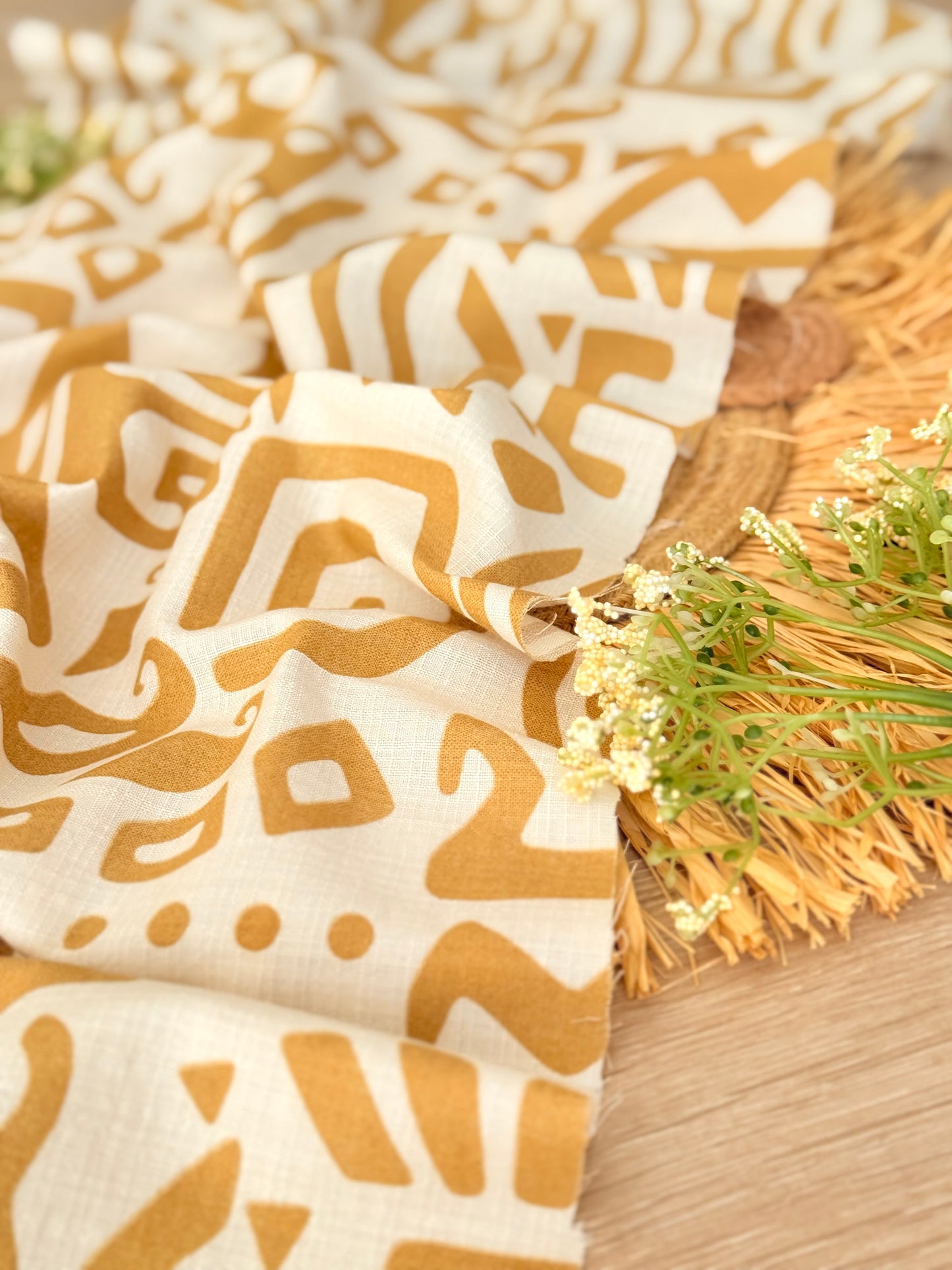Printed Linen Sahara Flow