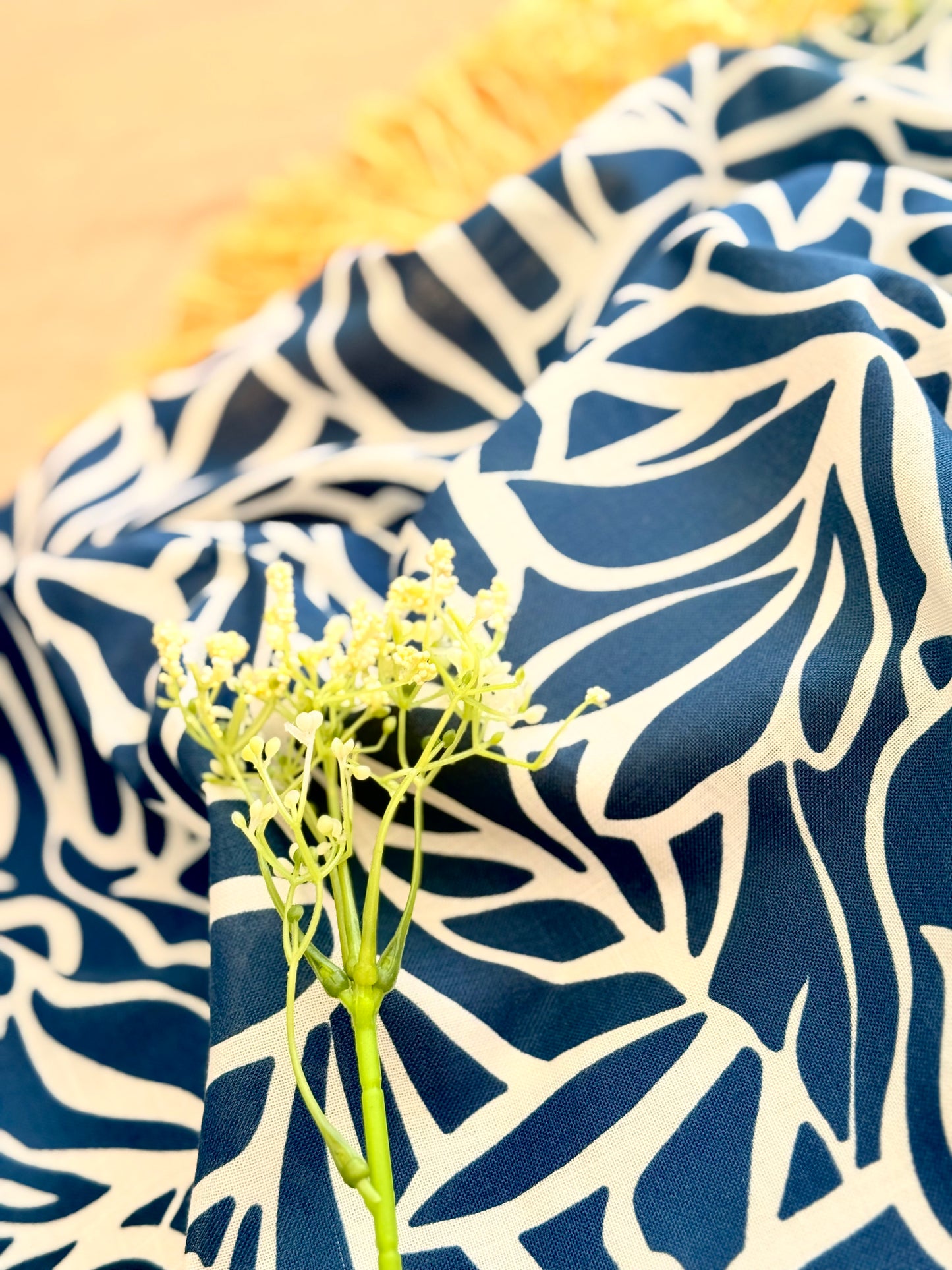 Printed Linen Nature Trace