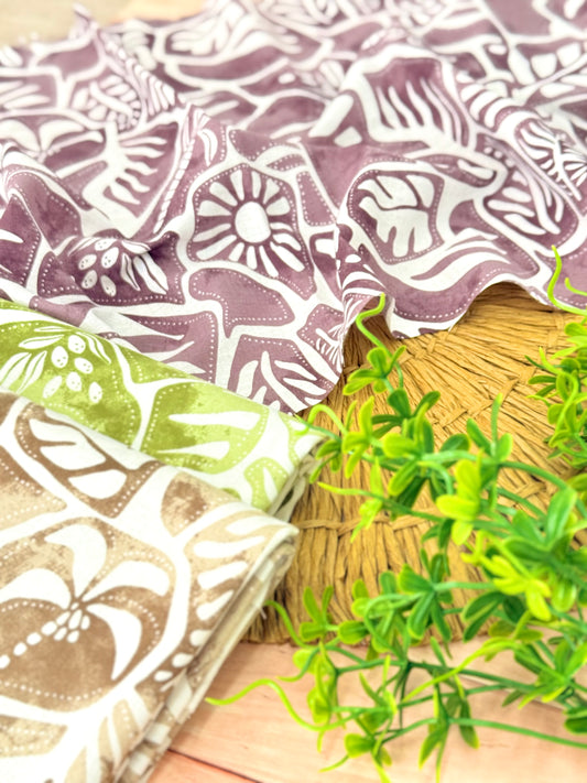 Printed Linen Sahara Tiles