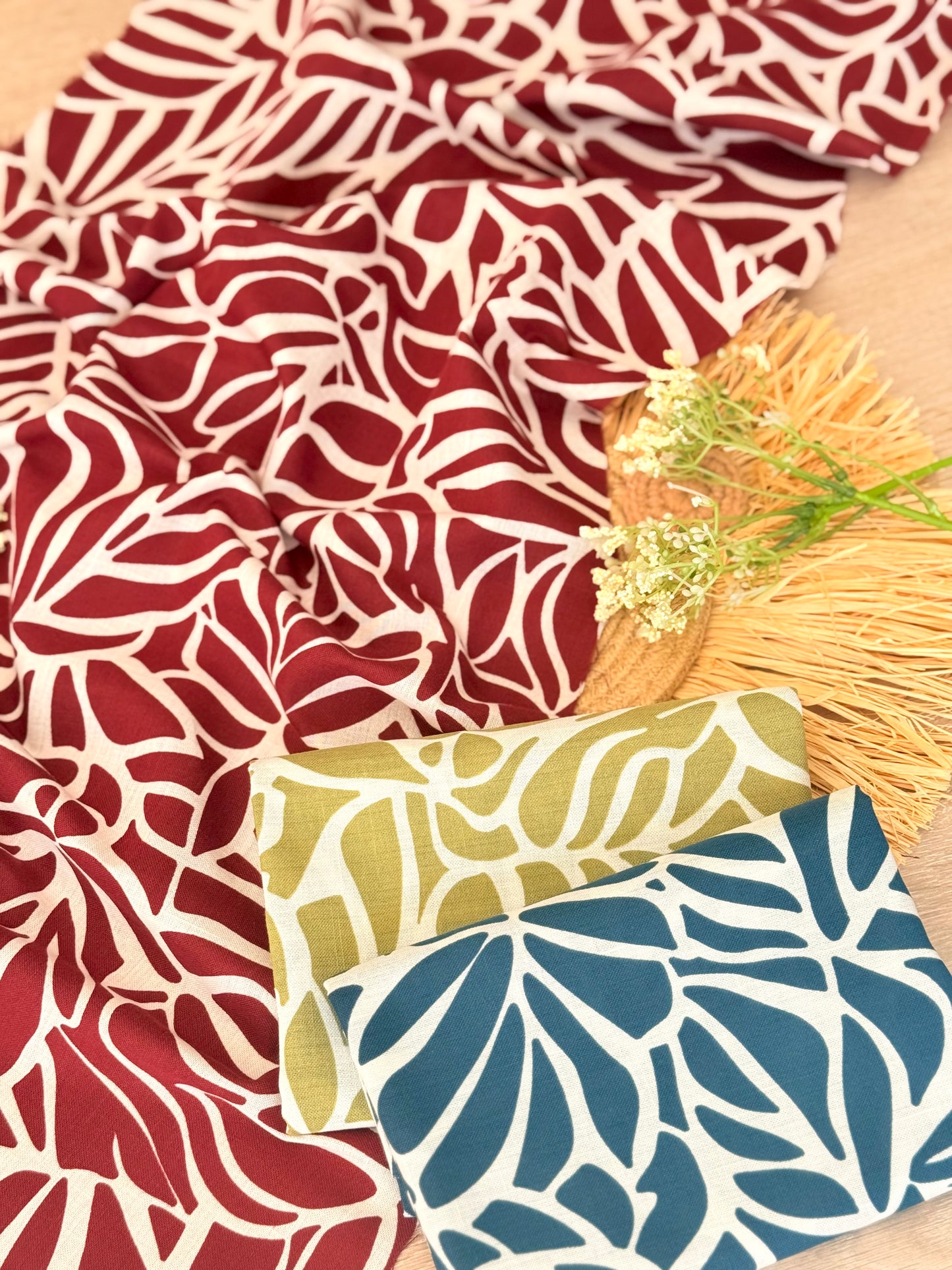 Printed Linen Nature Trace