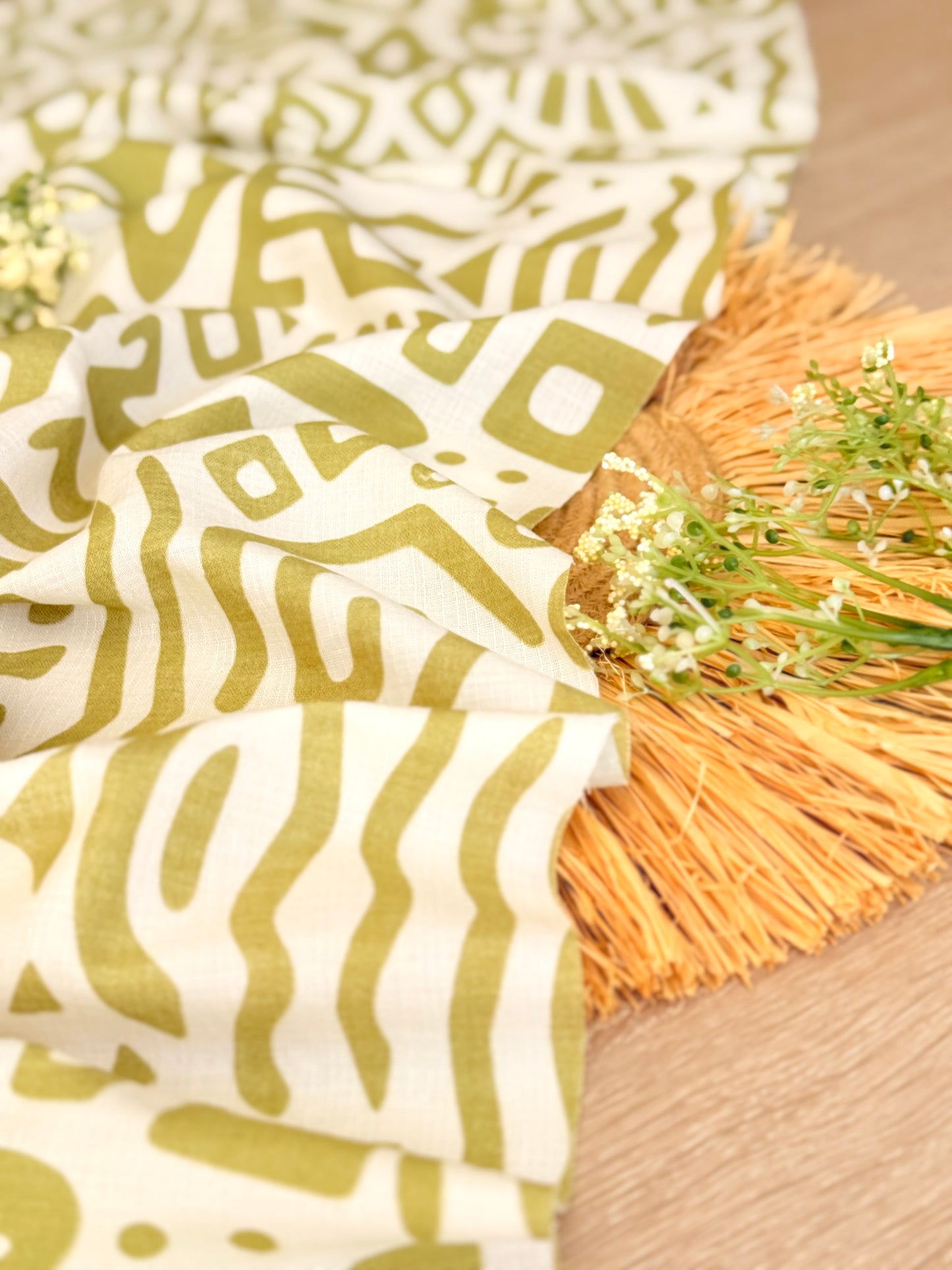 Printed Linen Sahara Flow