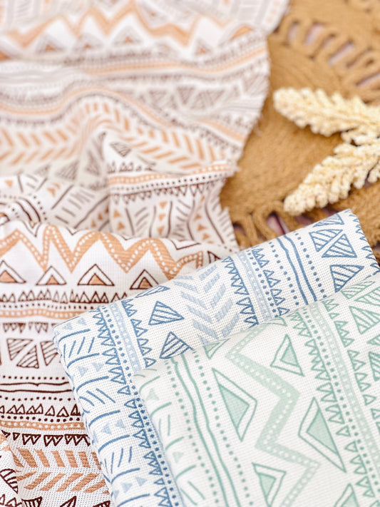 Artisanal Printed Linen Enigma