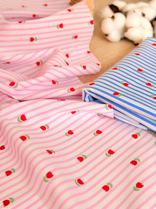 Printed Cotton Tulip Lane
