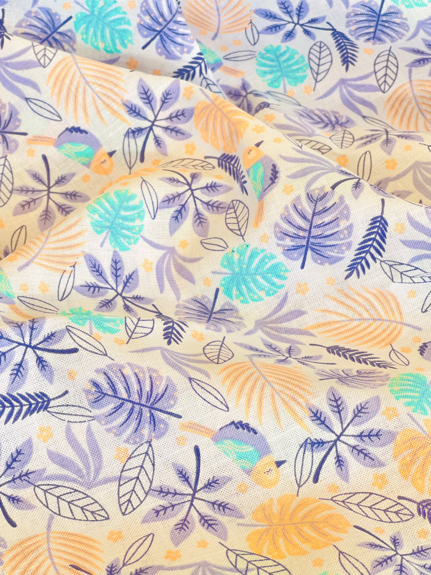 Printed Linen Tropic Pink