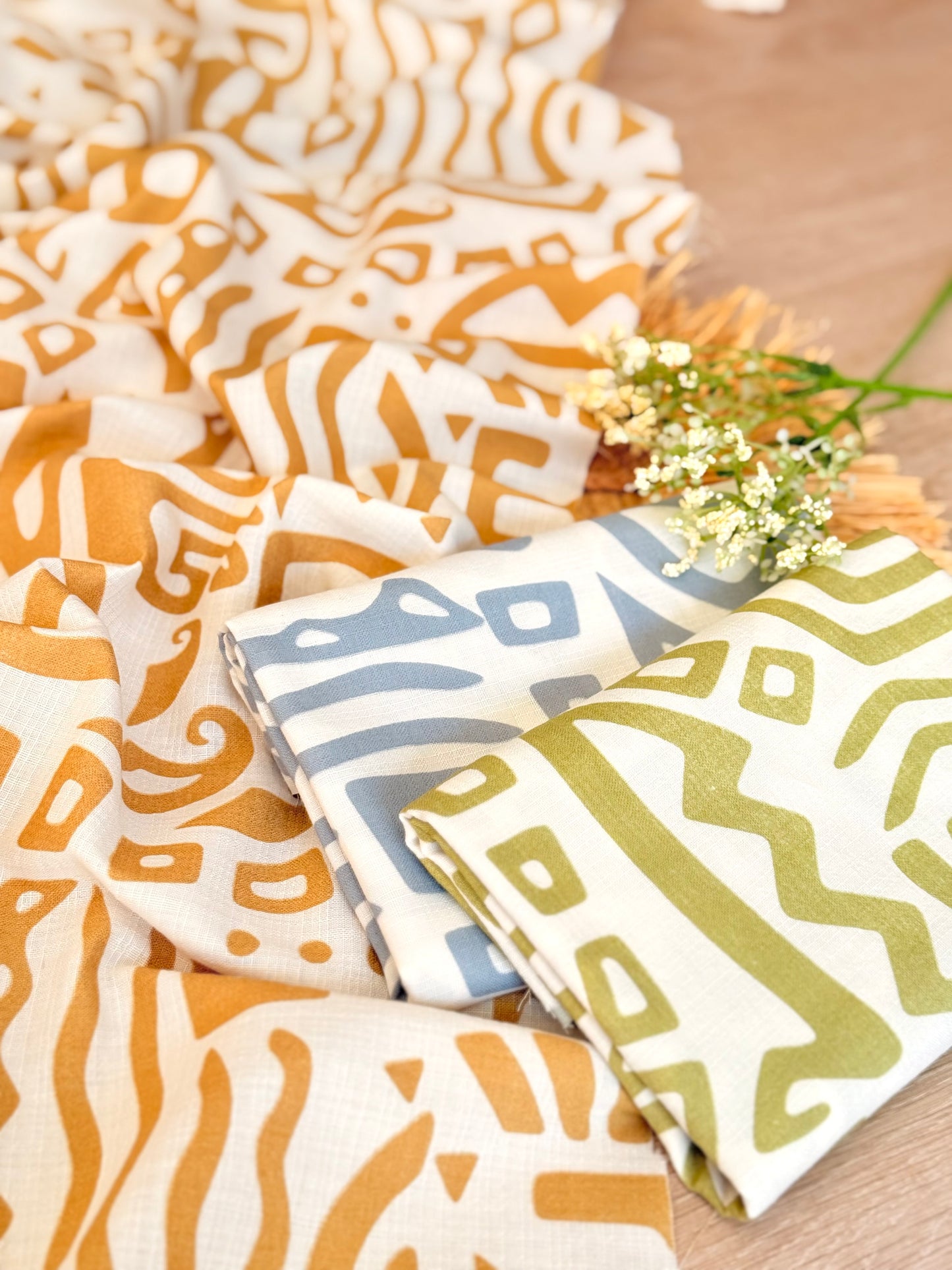 Printed Linen Sahara Flow