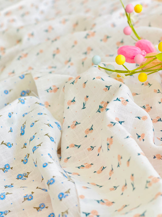 Muselina Shiny Flower 07