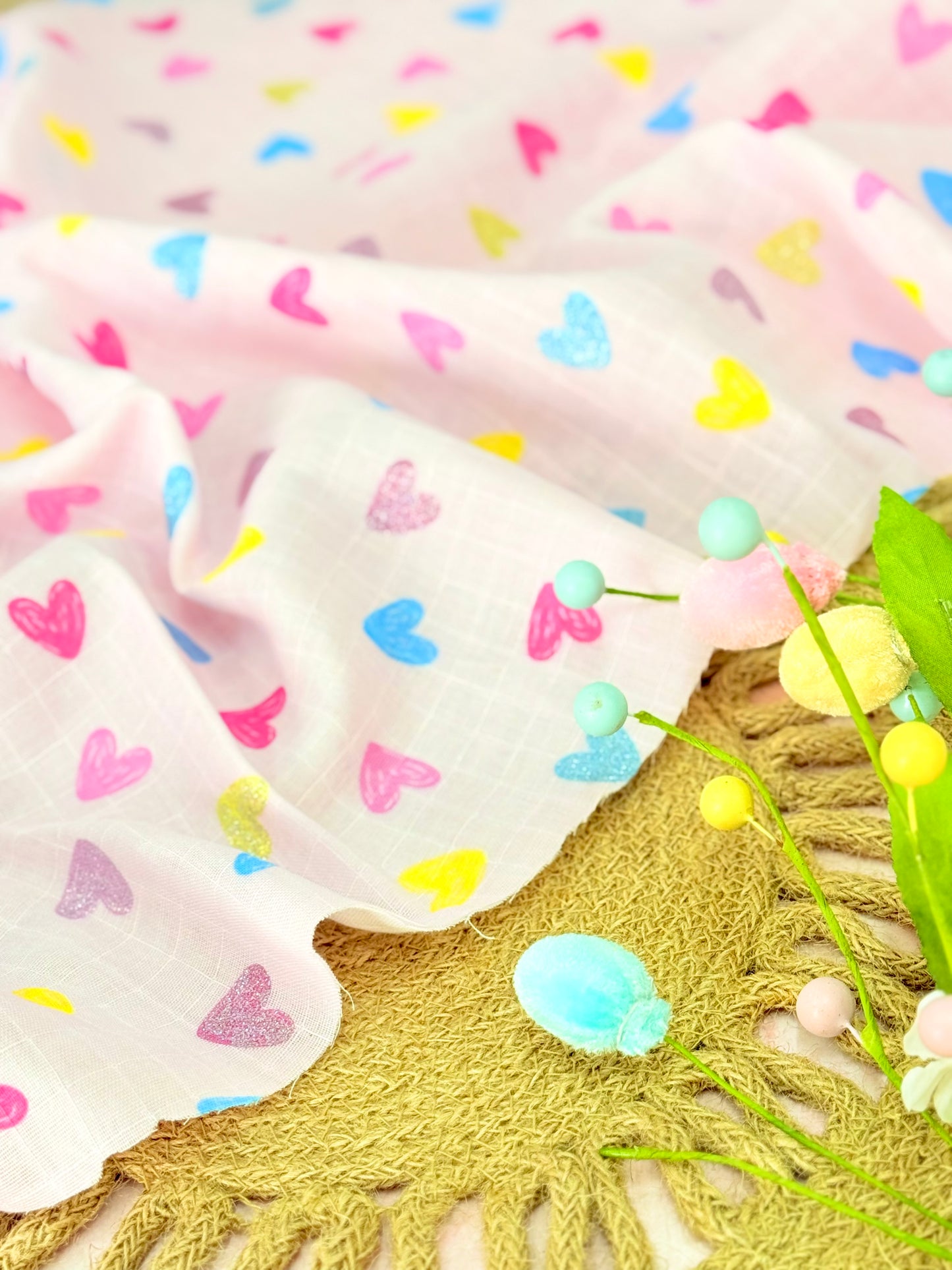 Muselina Candy Hearts