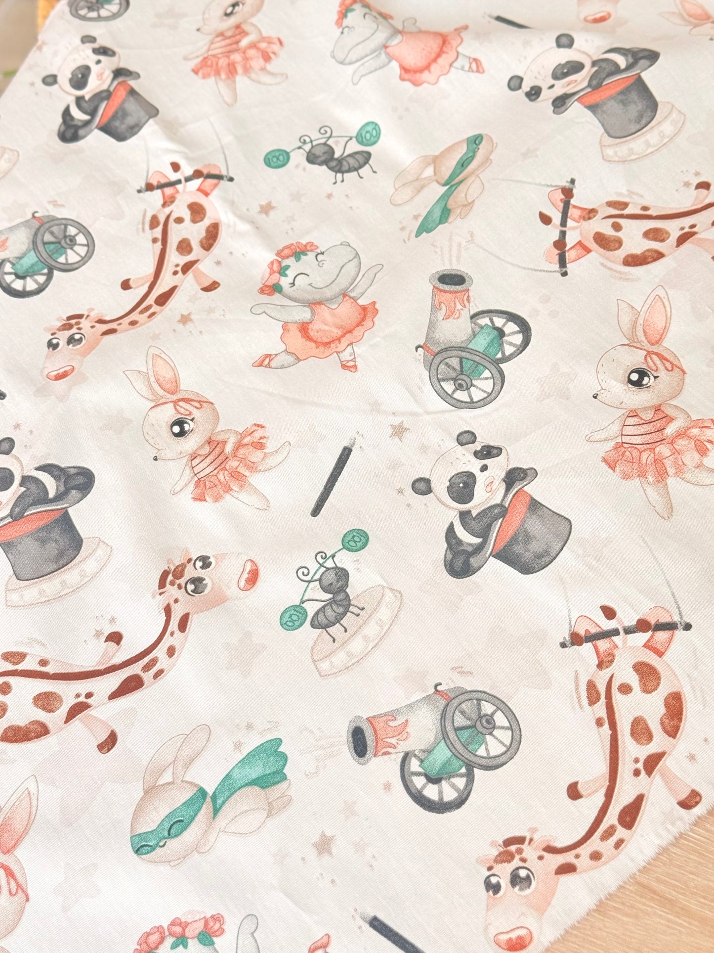 Cotton Twill Playful Circus