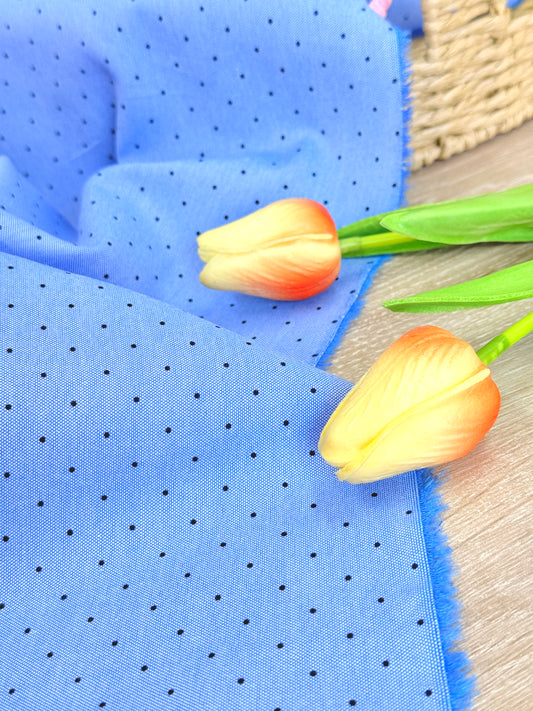 Printed Denim Mini Dot