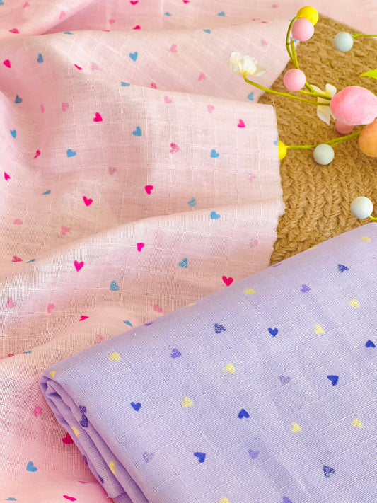 Muselina Shiny Heart