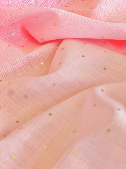 Printed Linen Foil Dots