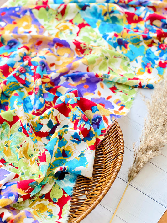 Rayón Challis Freesia