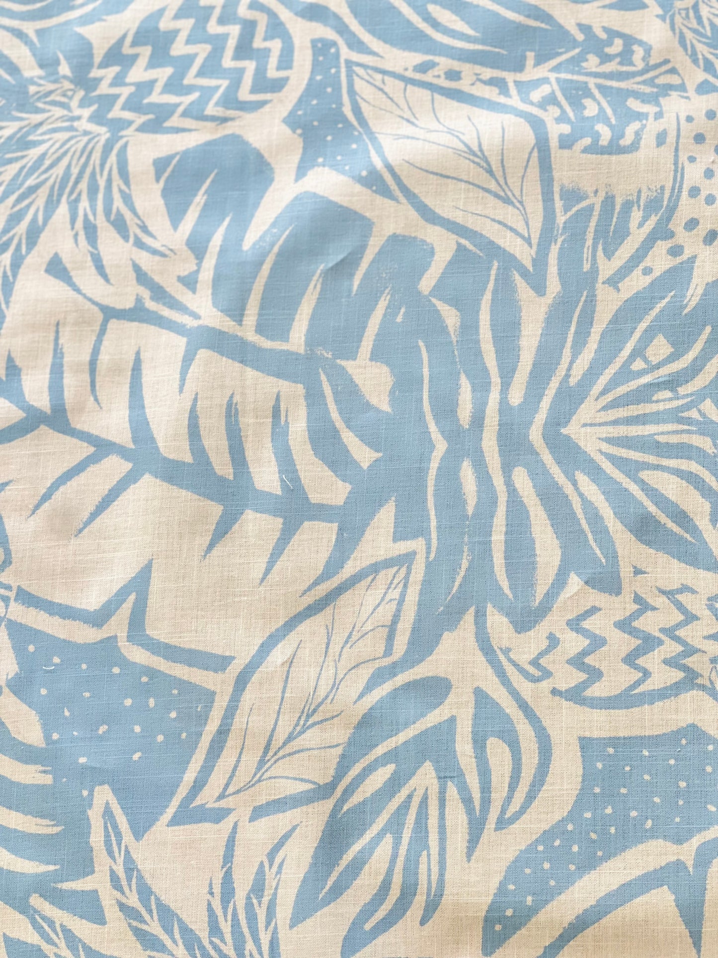 Printed Linen Island Botanics