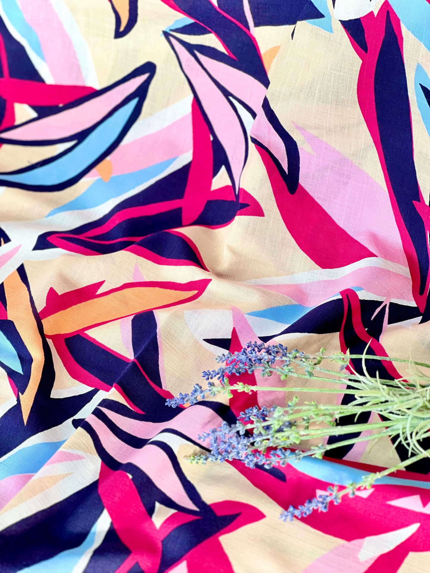 Printed Linen Sunrise