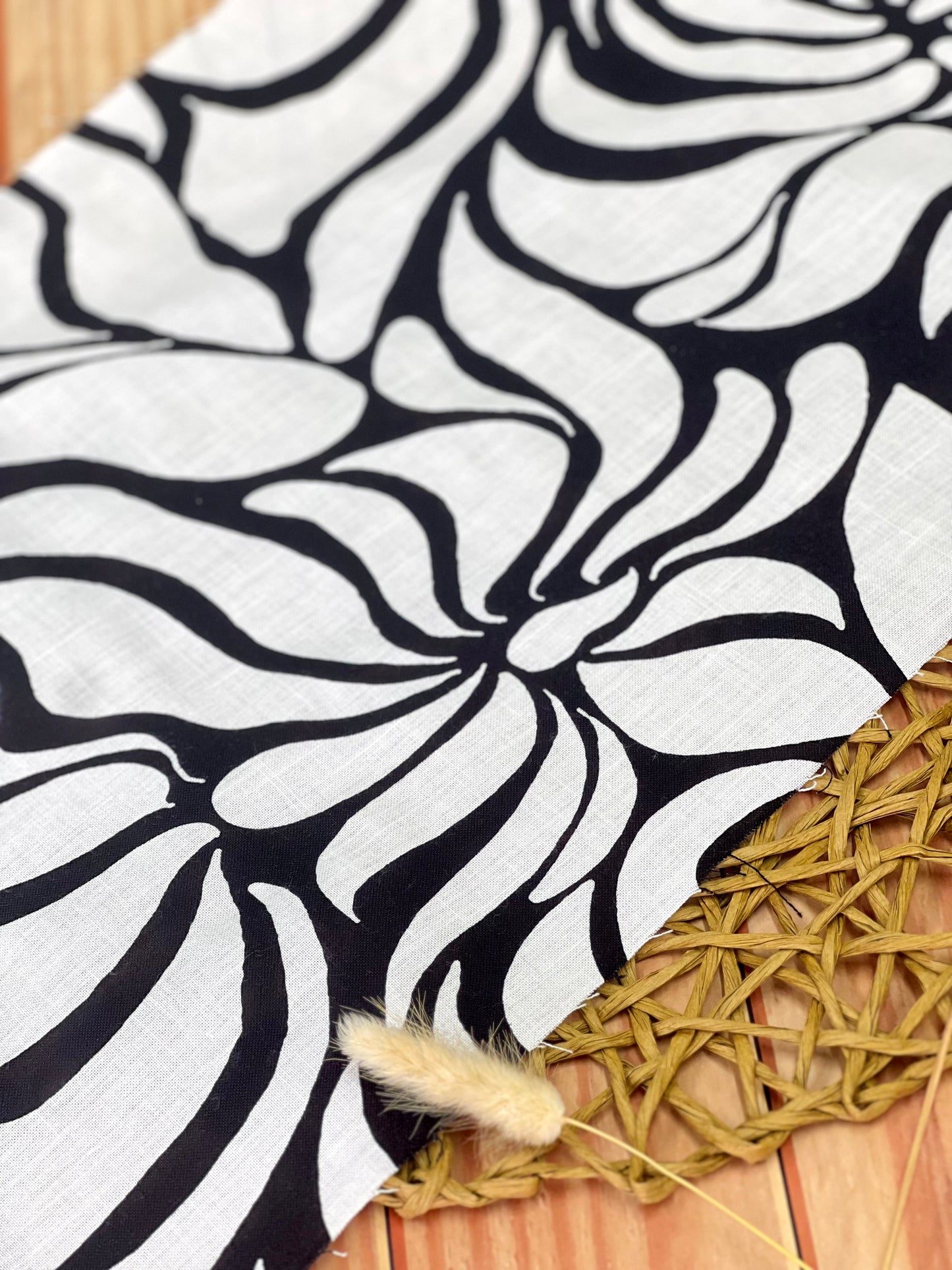 Printed Linen Flow Rythm