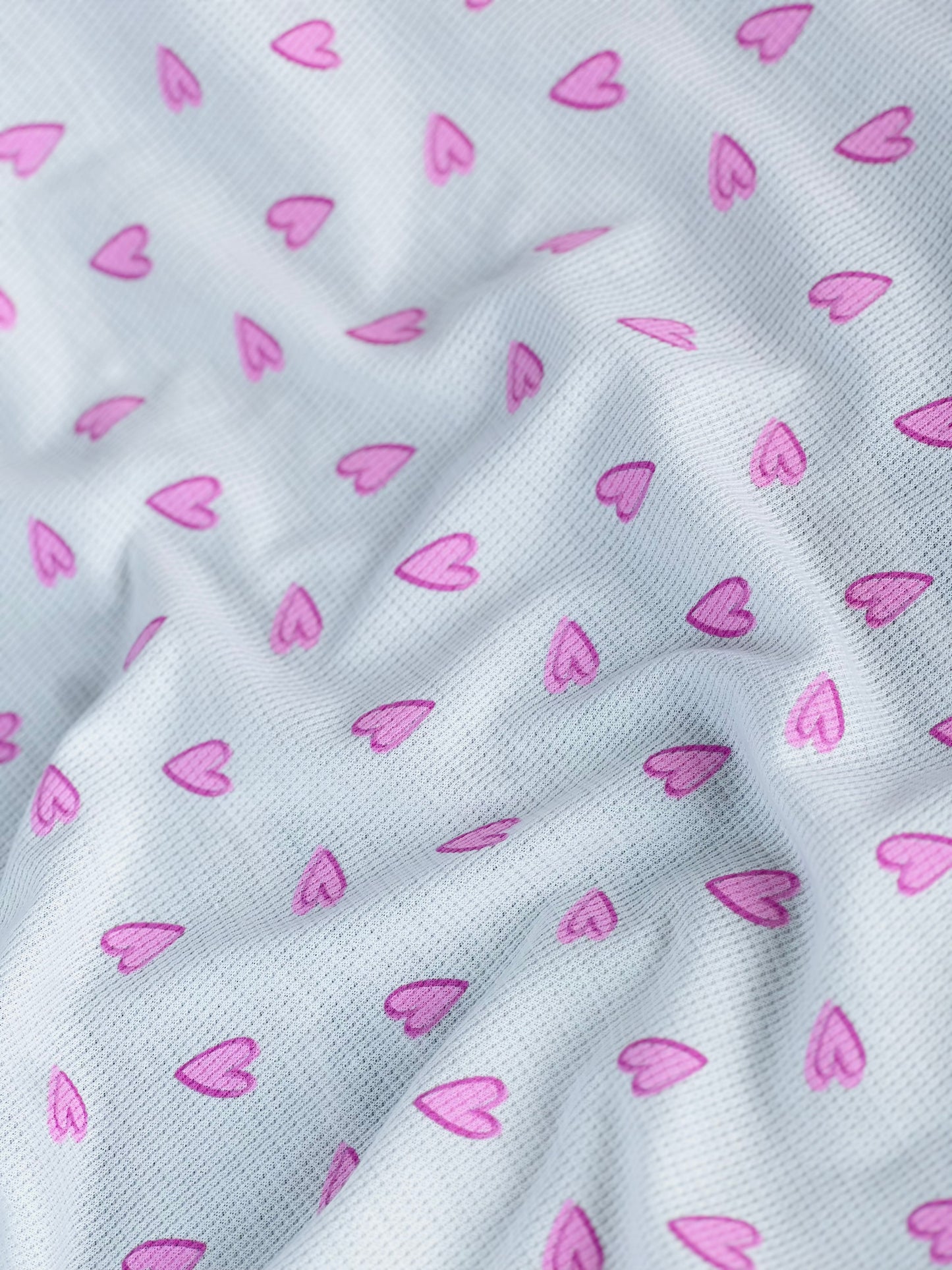 Printed Waffle Fabric Valentine