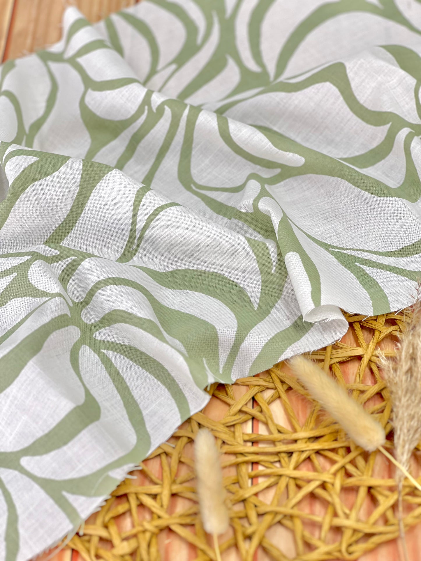 Printed Linen Flow Rythm