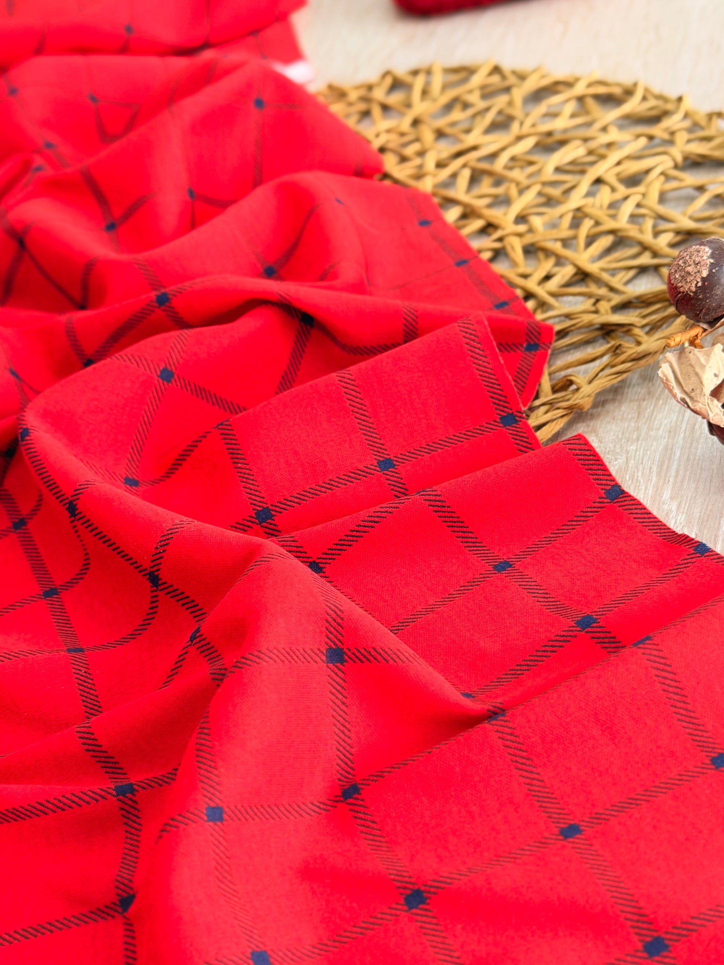 Interlock Plaid Classic Red