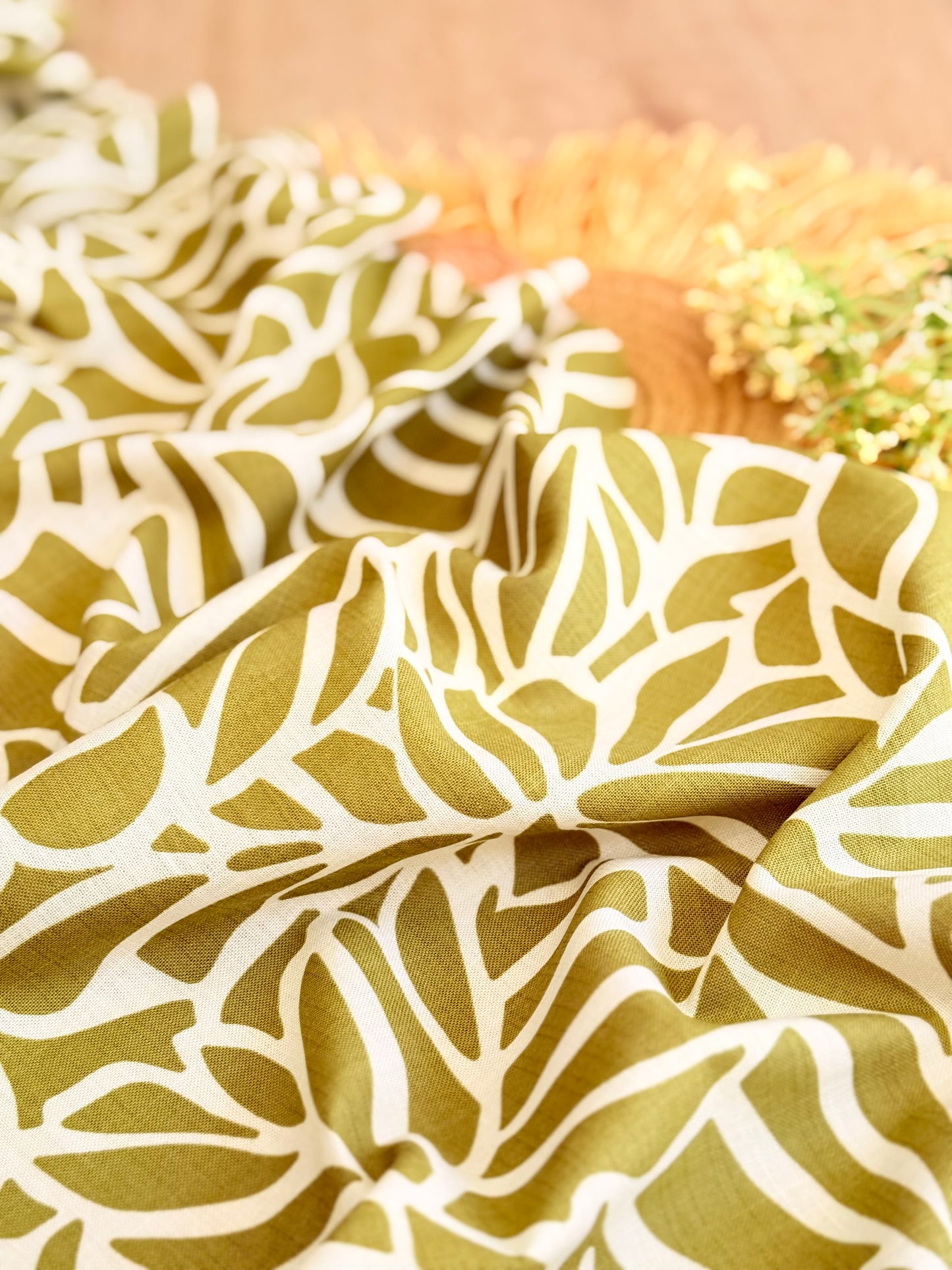 Printed Linen Nature Trace