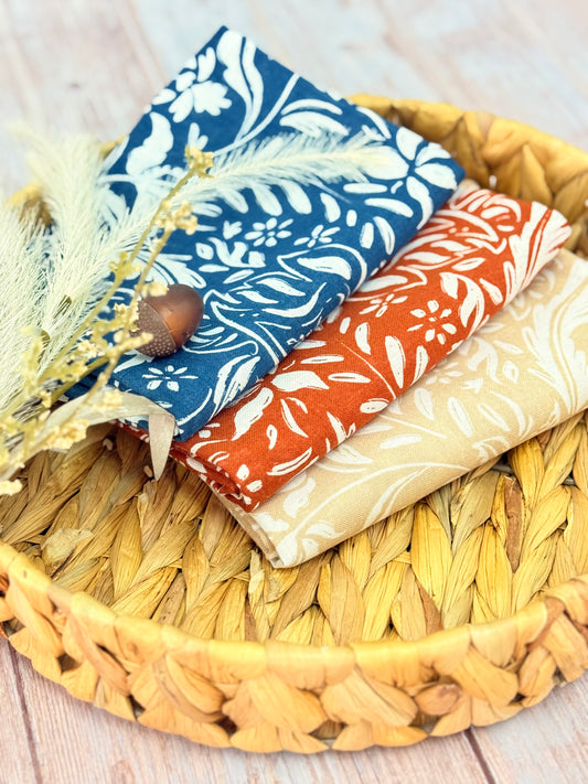 Printed Linen Rustic Garden