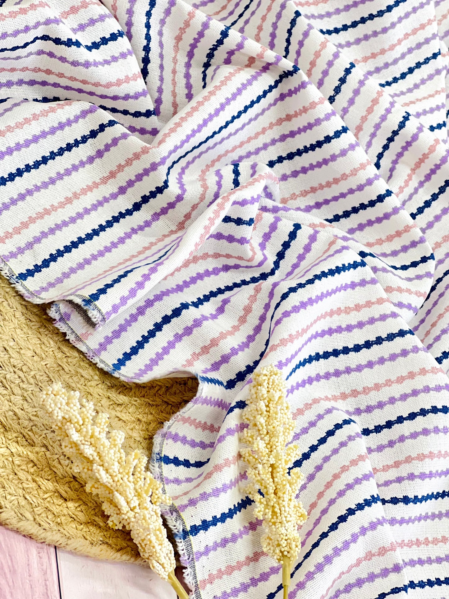 Printed Linen Stripes 11