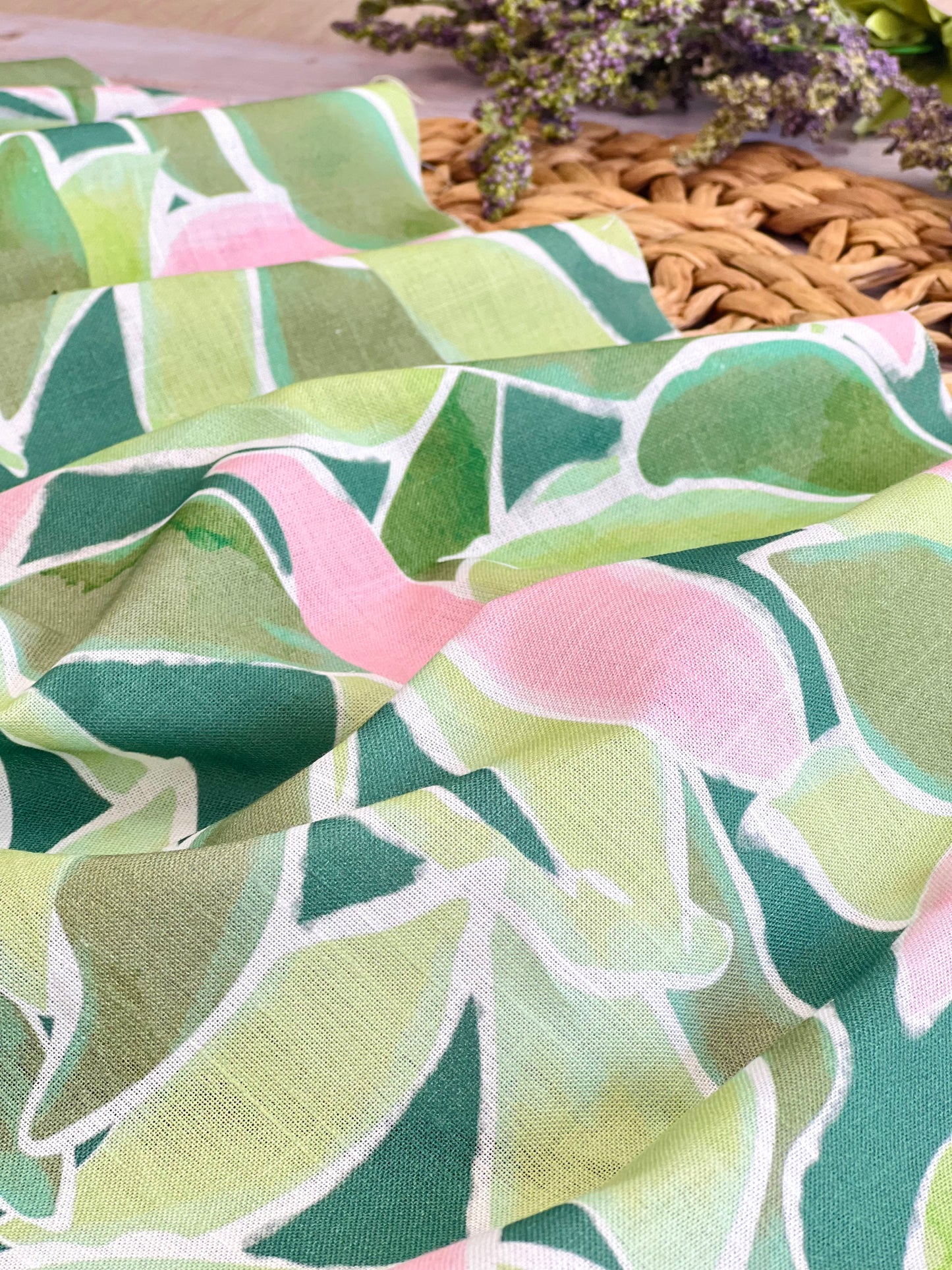 Printed Linen Floralia