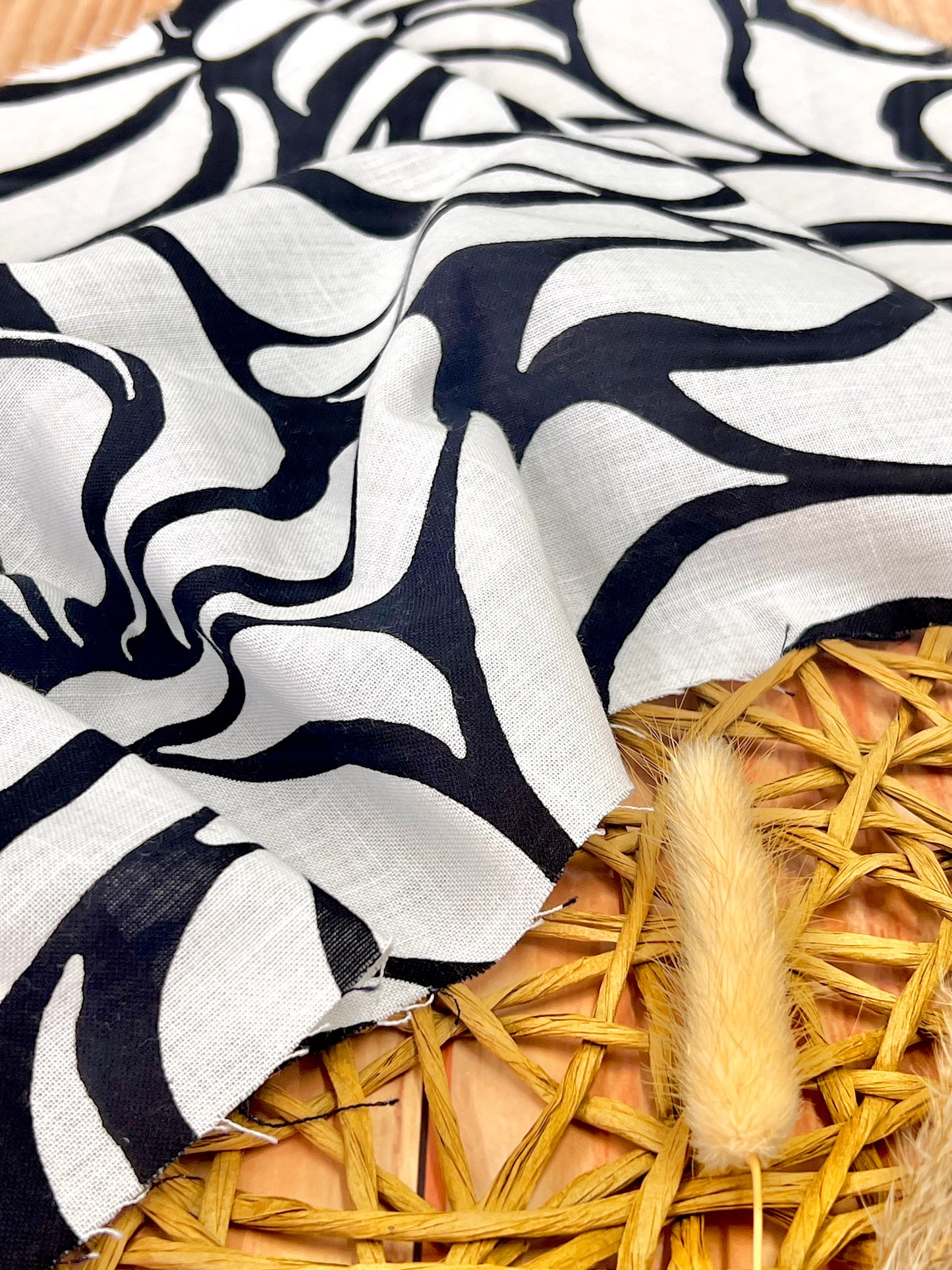 Printed Linen Flow Rythm