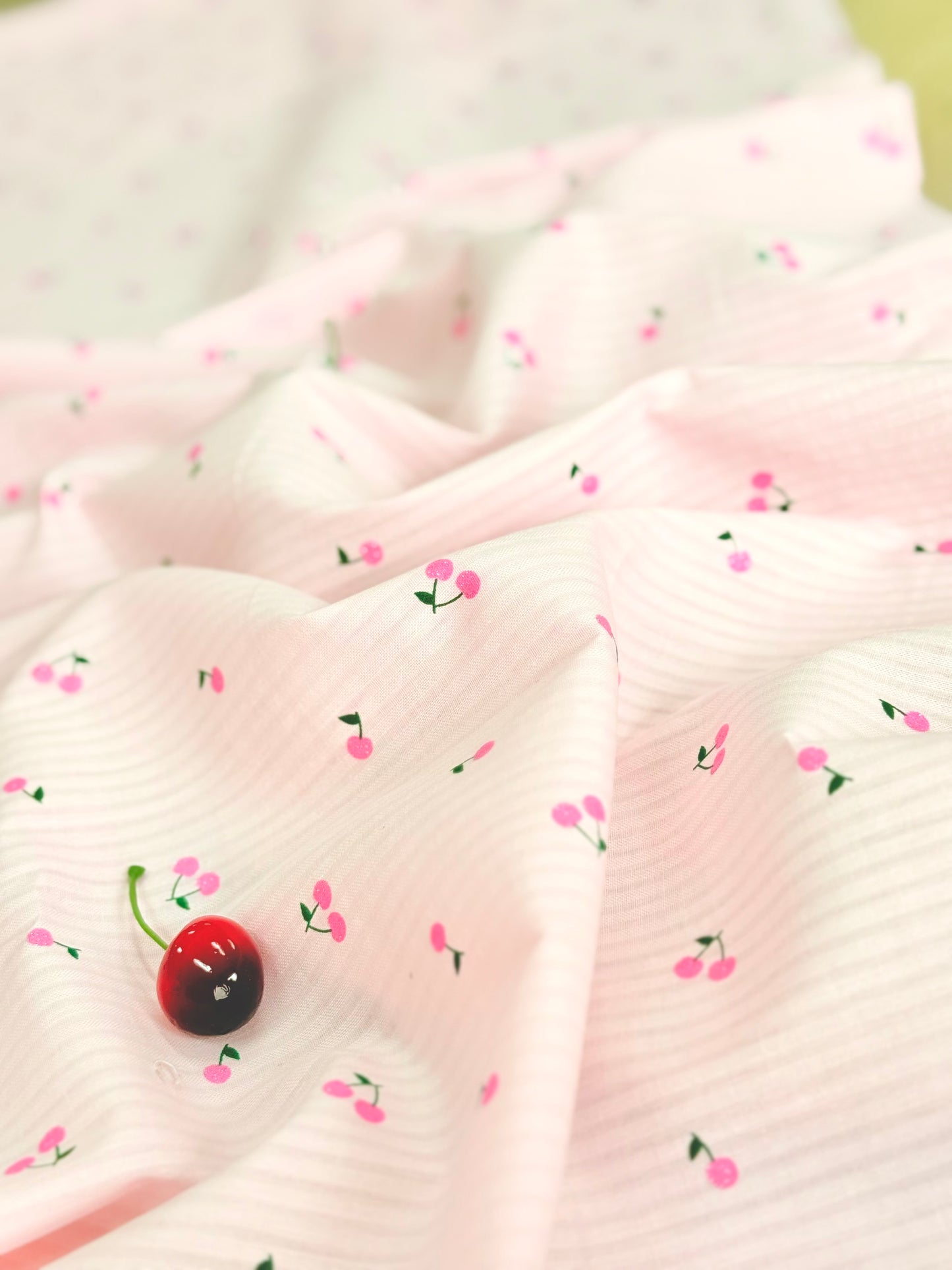 Printed Voile Cherry Bloom