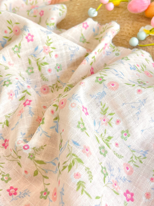 Muselina Shiny Flower 06