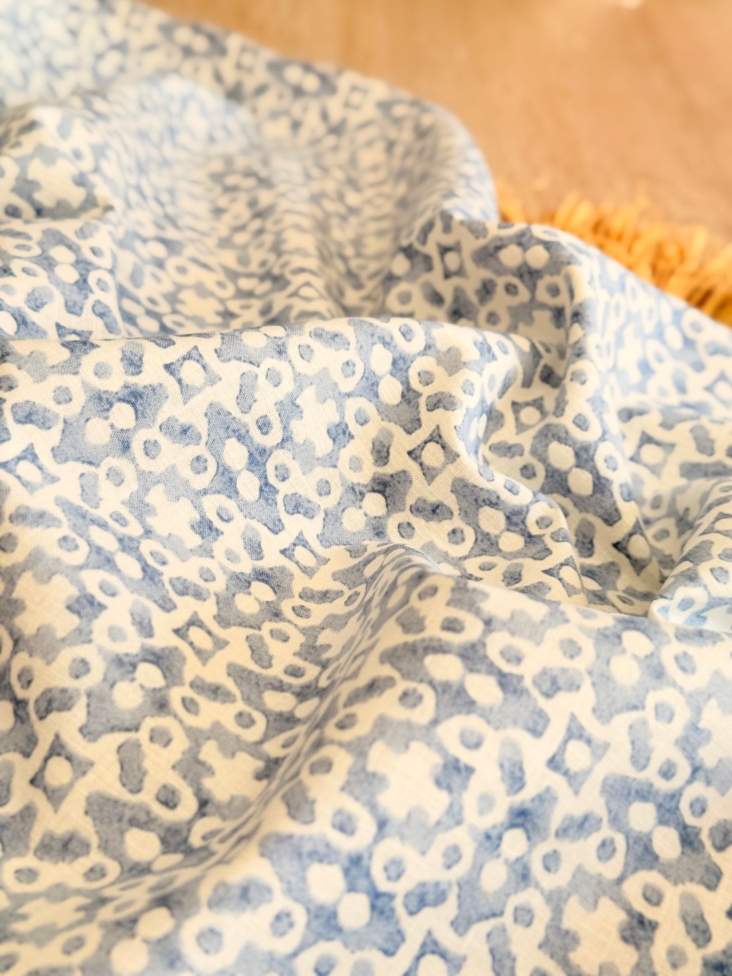 Printed Linen Terra Mosaic
