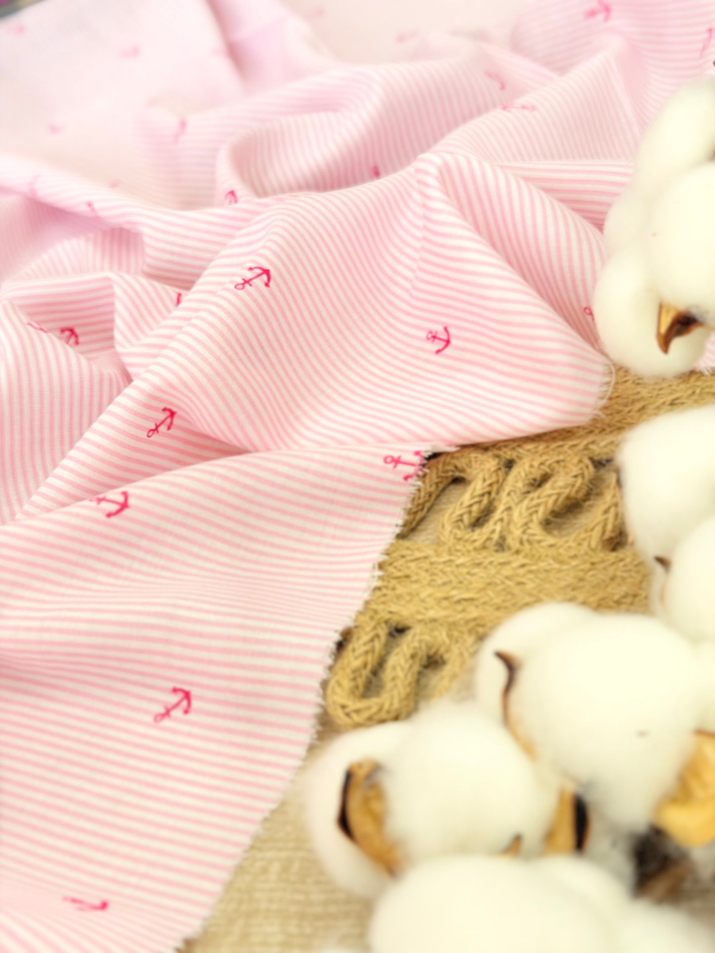 Printed Cotton Pink Harbor