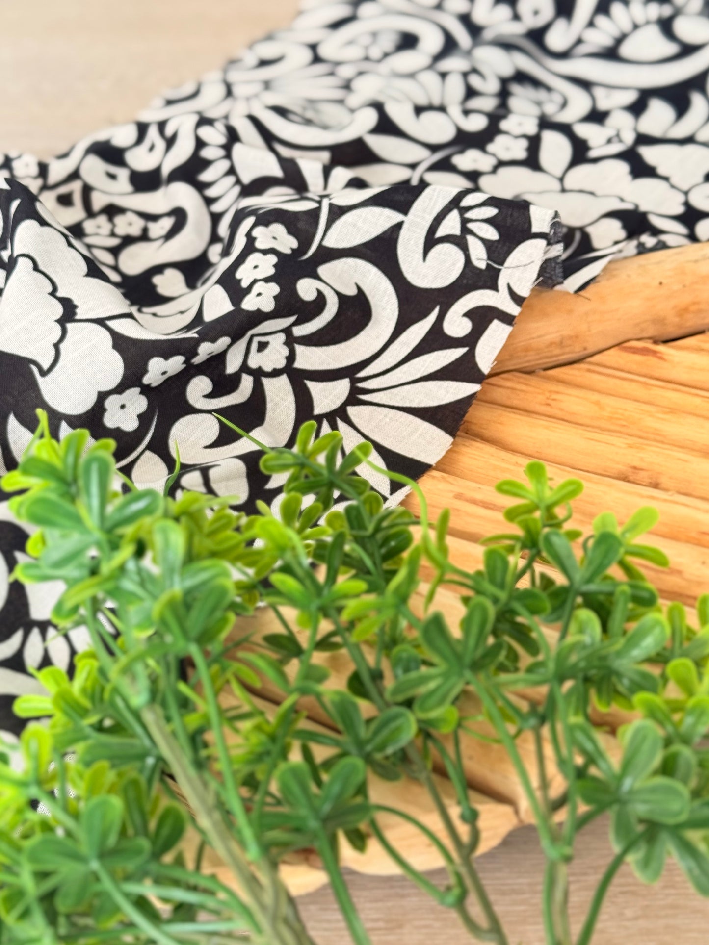 Printed Linen Florentine