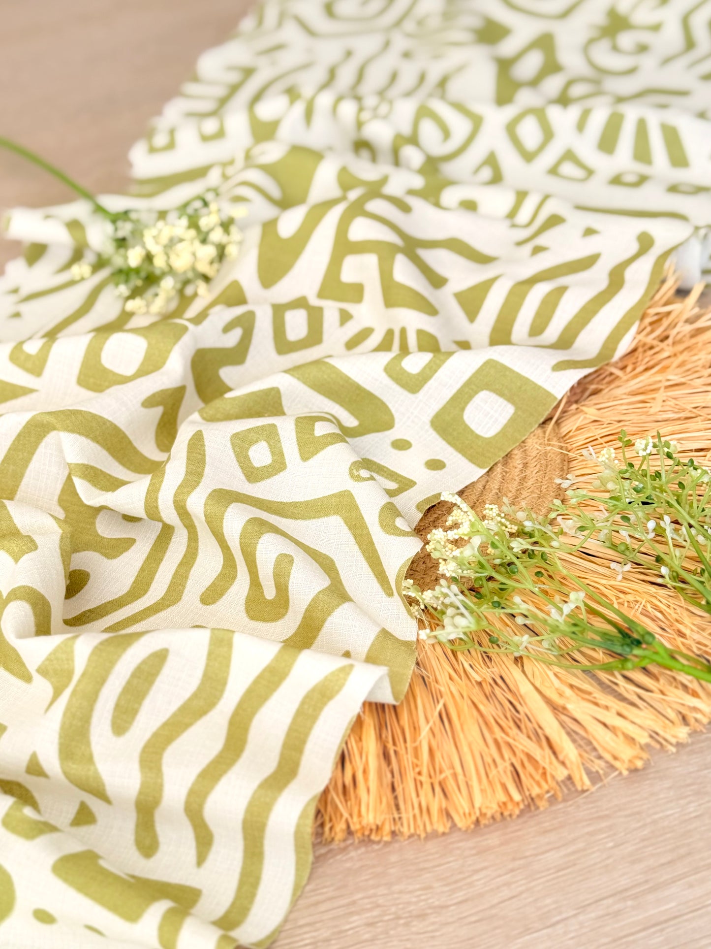 Printed Linen Sahara Flow