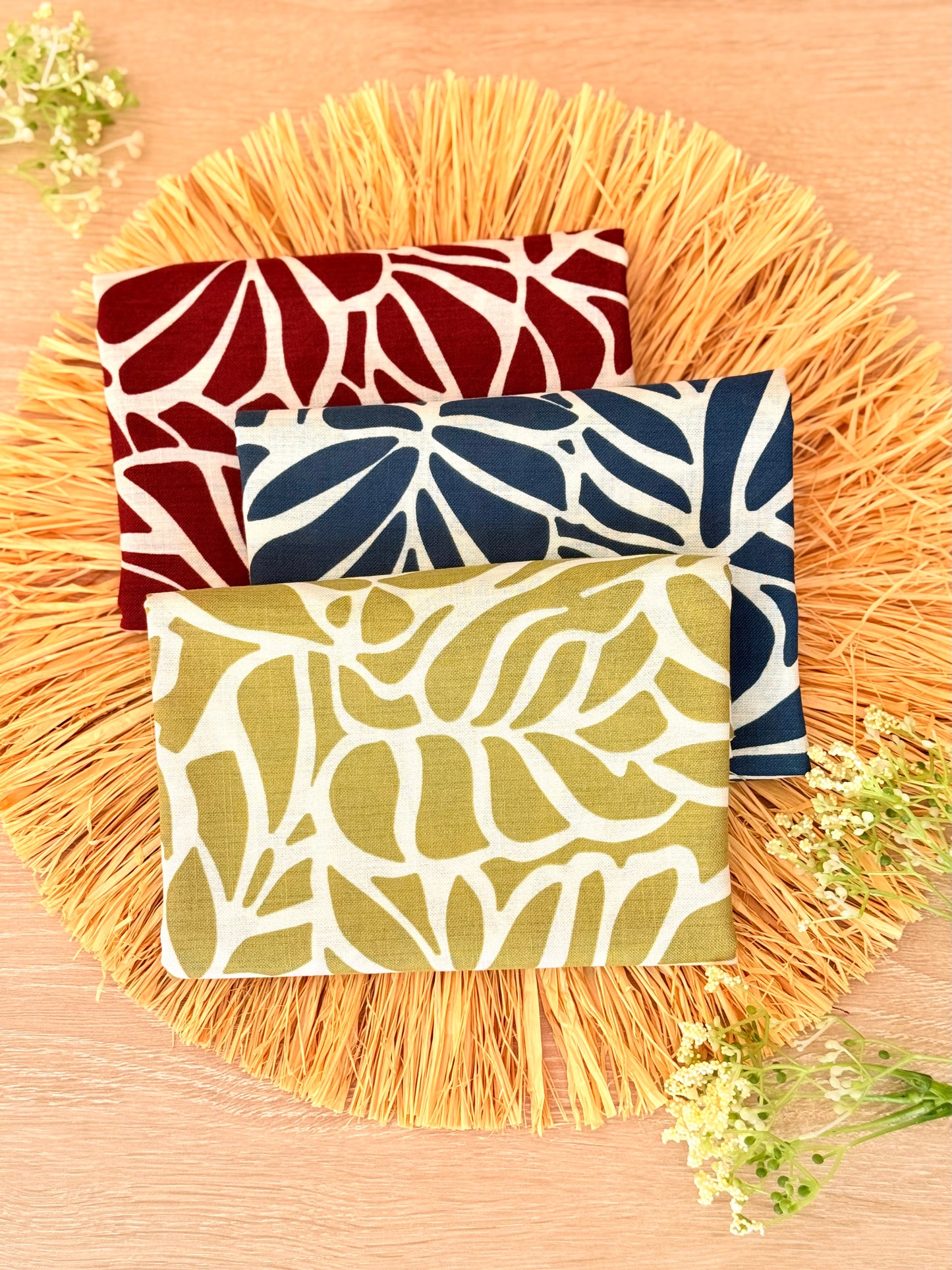 Printed Linen Nature Trace