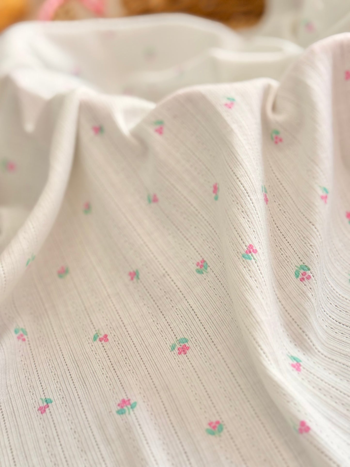 Printed Cotton Jersey Petite Bloom